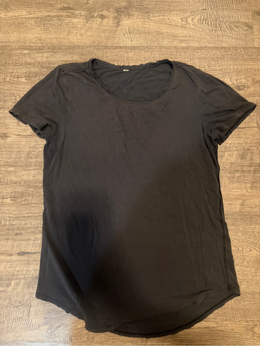 lululemon athletica Black Short Sleeve Crew Tee